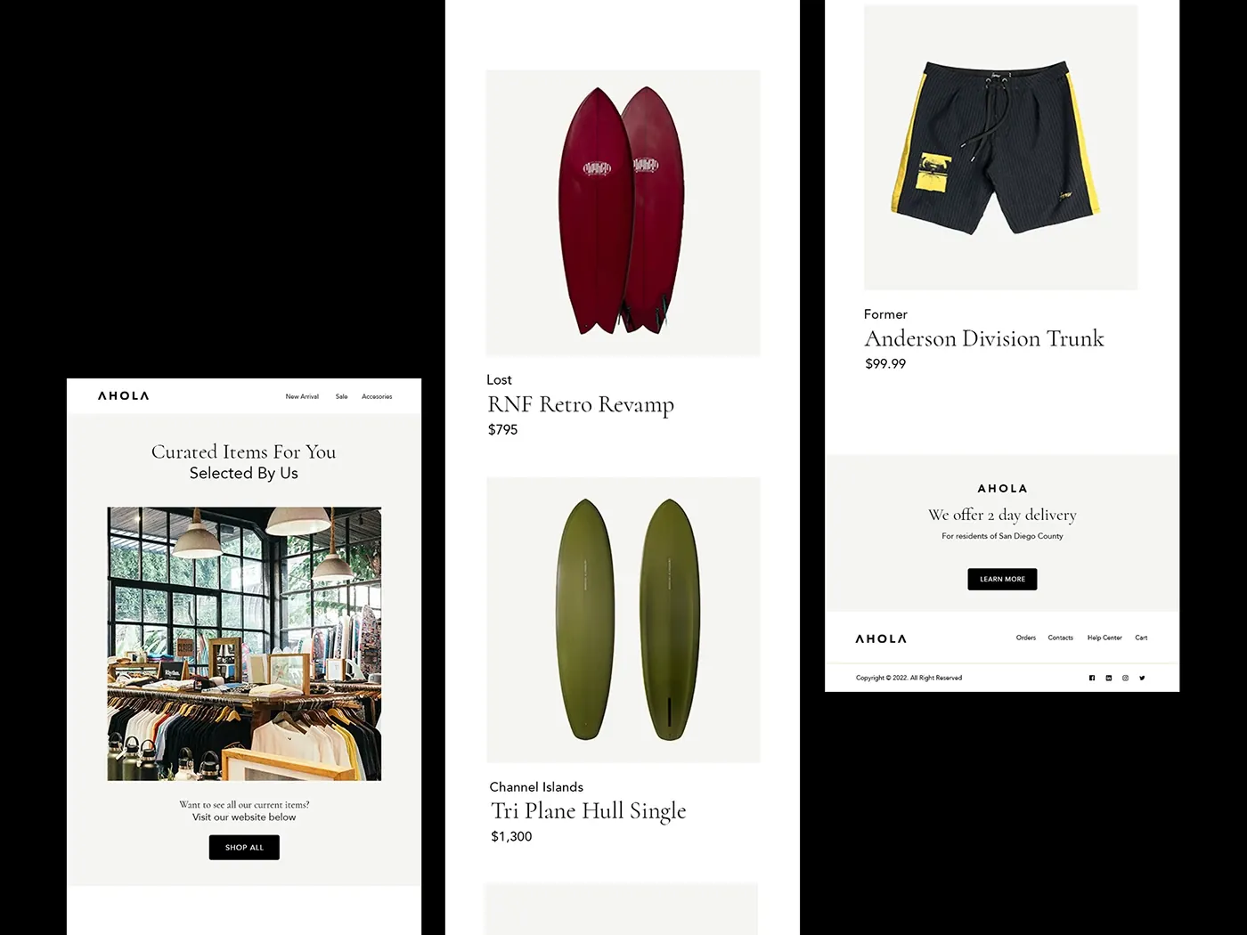 Ahola concept: surf retailer brand identity, digital and apparel (4)