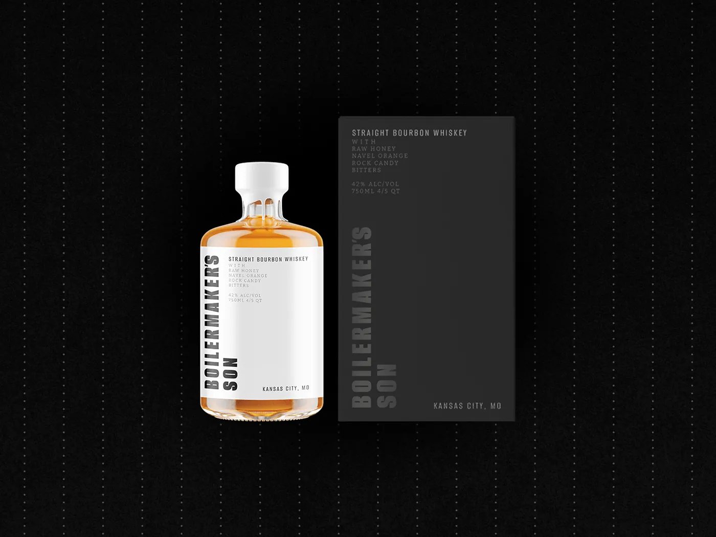 Boilermaker's Son bottled cocktail and packaging